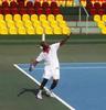 During a friendly tournament with VRA, Prepeh won his match in Ohene Djan Sports Stadium Tennis Court.